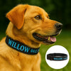 Personalised Dog Collar – Tactical Embroidered Nylon | Heavy-Duty Security
