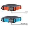 Personalised Reflective Nylon Dog Collar – Laser Engraved Buckle, Neoprene Padded.