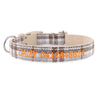Personalised Dog Collar – Embroidered Hemp | Eco-Friendly with Metal or Plastic Buckle