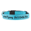 Personalised Dog Collar – Embroidered Reflective Nylon | Premium Padded Safety