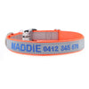 Personalised Dog Collar – High Reflective Nylon | Embroidered Safety ID