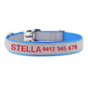 Personalised Dog Collar – High Reflective Nylon | Embroidered Safety ID