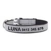 Personalised Dog Collar – High Reflective Nylon | Embroidered Safety ID