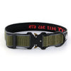Personalised Embroidered Tactical Dog Collar