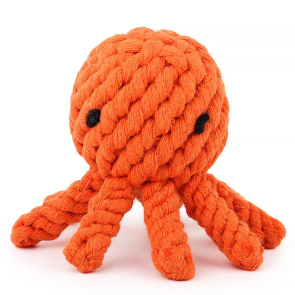Rope Toy For Dogs - Octopus Orange